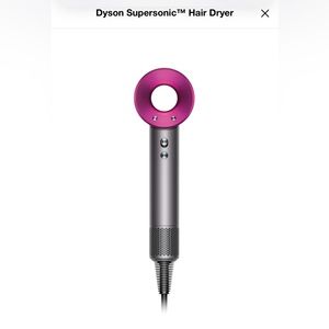 DYSON HAIR DRYER - PERFECT CONDITION - ONLY USED A FEW TIMES!